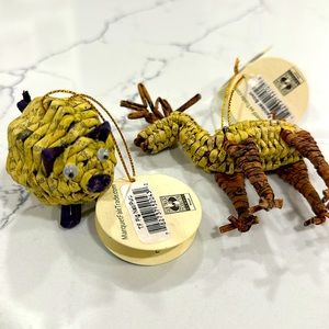 NWT Marquet Fair Trade Ornaments